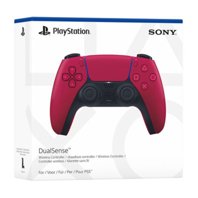 PlayStation 5 DualSense Wireless Controller Cosmic Red Edition with Haptic Feedback