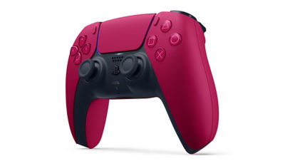 PlayStation 5 DualSense Wireless Controller Cosmic Red Edition with Haptic Feedback