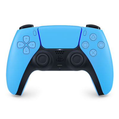Official DualSense PS5 Wireless Controller: Starlight Blue, Haptic Feedback, Adaptive Triggers