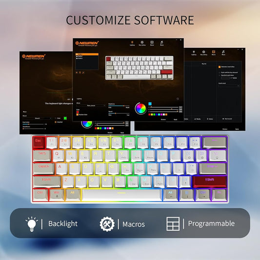 GM610 Wireless 60% Mechanical Keyboard