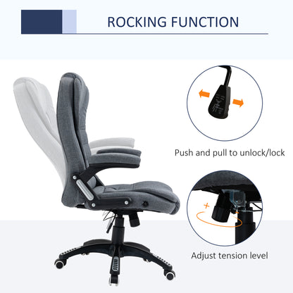 VINSETTO Swivel Office Chair with Reclining Back & Adjustable Height