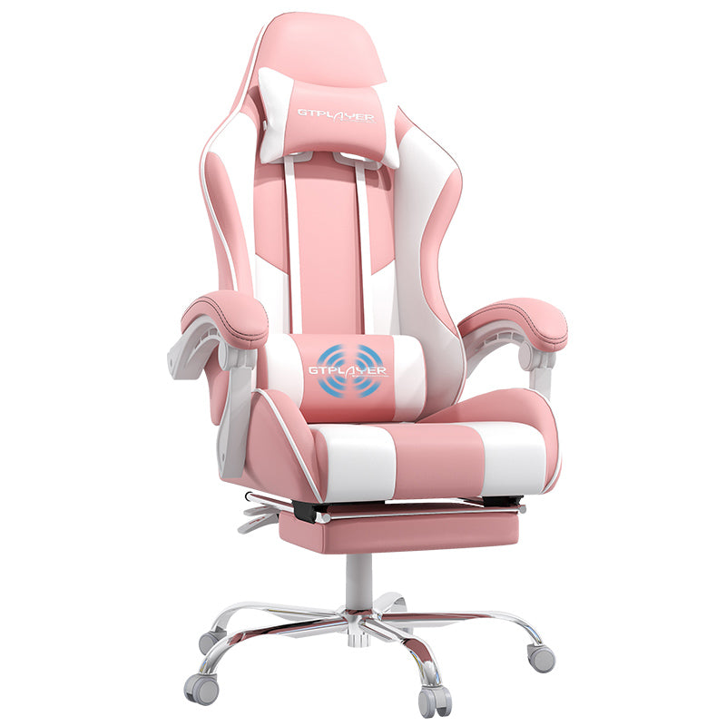 GT800A Ergonomic Gaming Chair with Massage Lumbar and Adjustable Recline