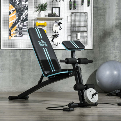 NovaFlex Foldable Adjustable Weight Bench Incline Decline Ab Bench