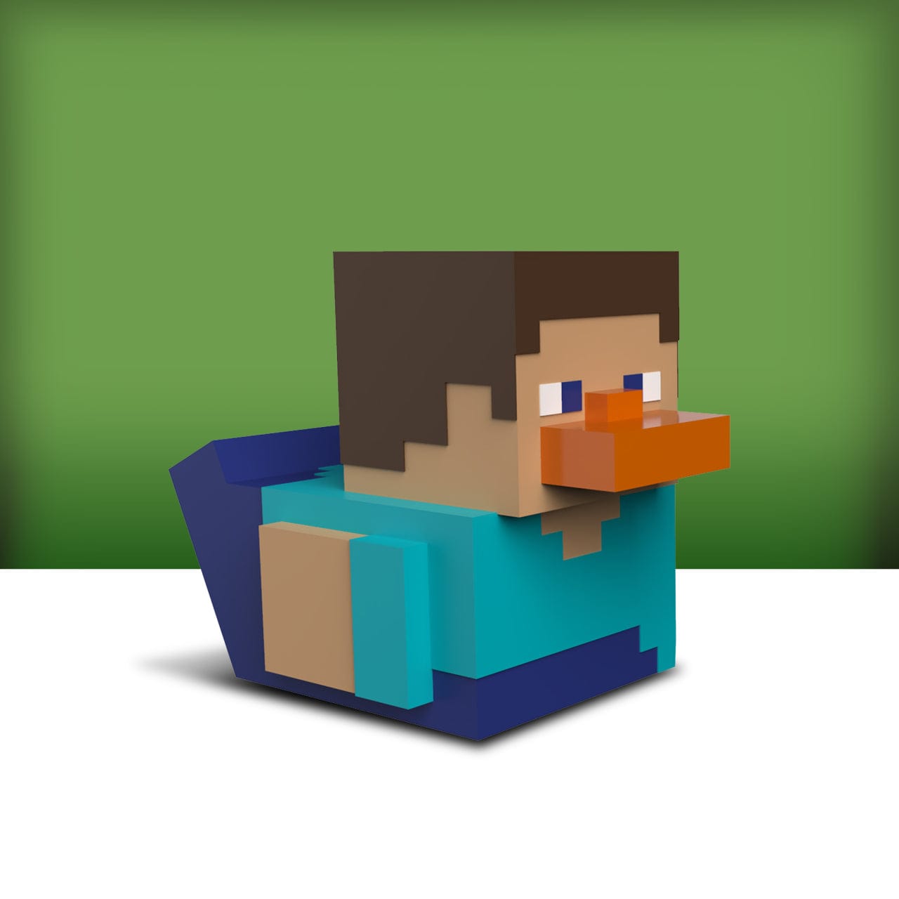 Official Minecraft Steve Mini TUBBZ Cosplaying Rubber Duck Collectible Figure