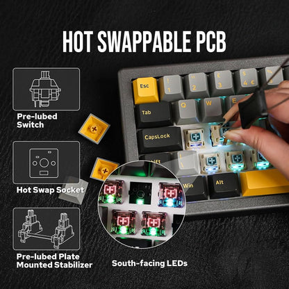 EK68 Wireless Mechanical Gaming Keyboard