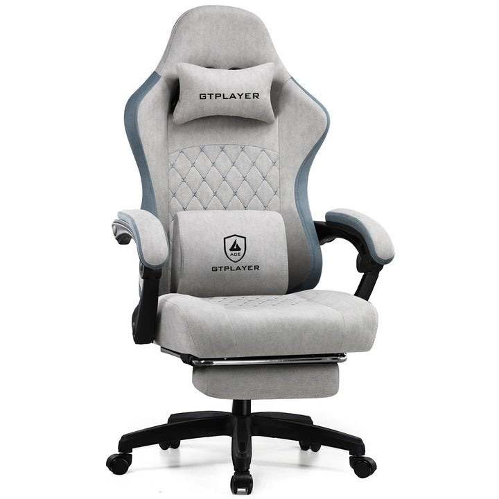 Ergonomic Reinforced Independent Pocket Spring Footrest - Adjustable Gaming Office Support