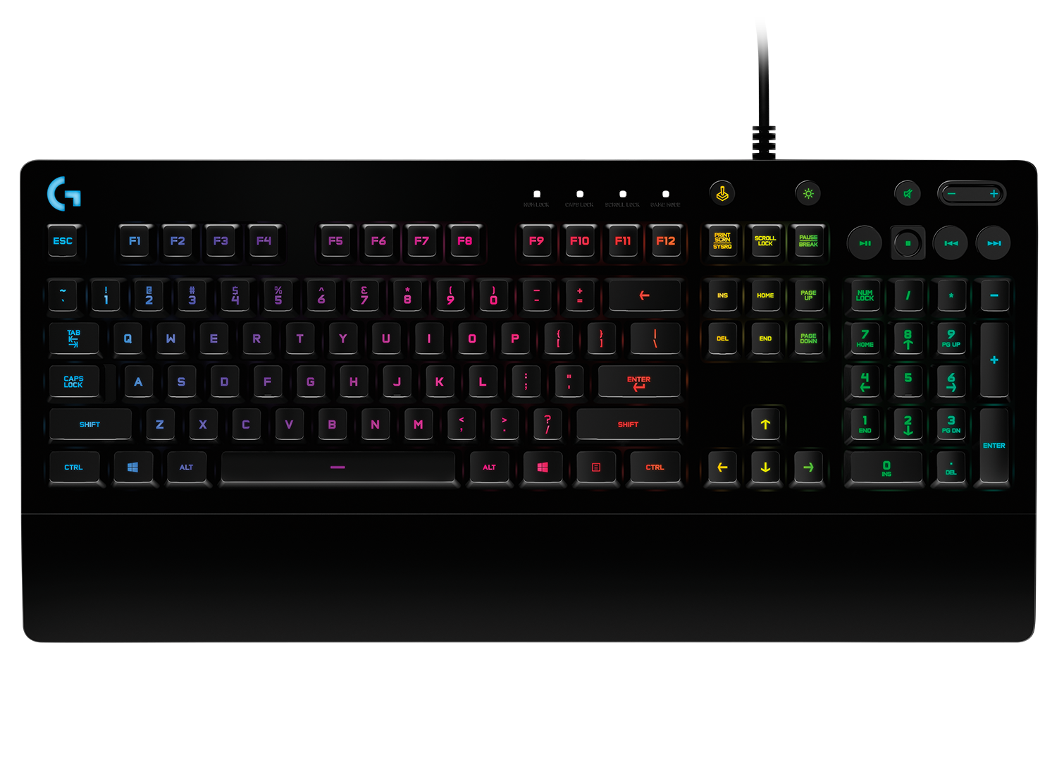 Logitech G213 Prodigy RGB Gaming Keyboard: Spill-Resistant, Tactile Mech-Dome Keys