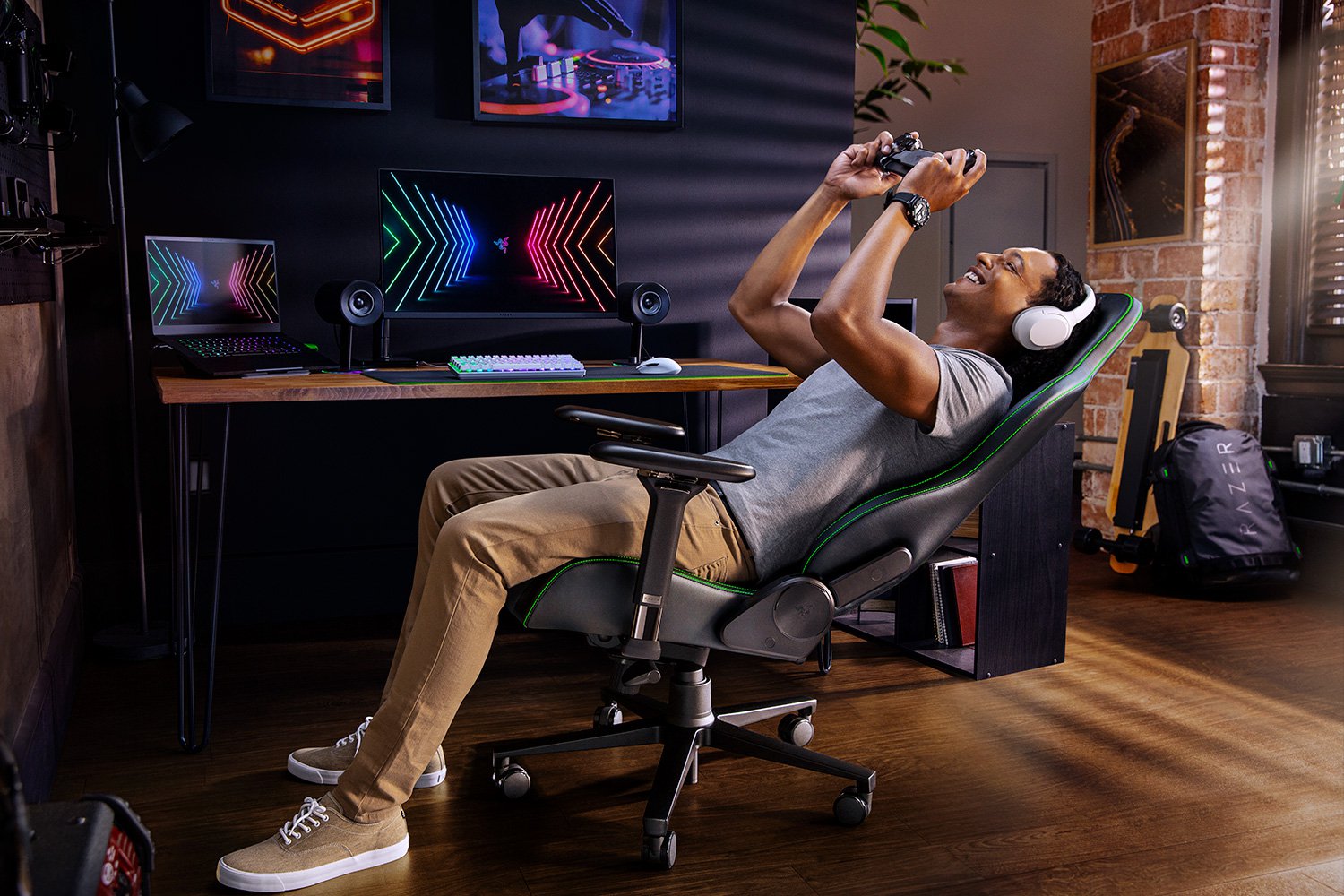 Razer Enki All-Day Comfort Ergonomic Gaming Chair with Lumbar Support