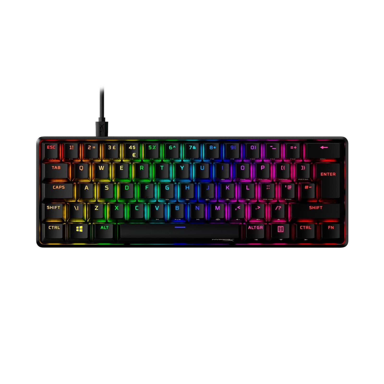 HyperX Alloy Origins 60 Compact Mechanical Gaming Keyboard with HX Switches