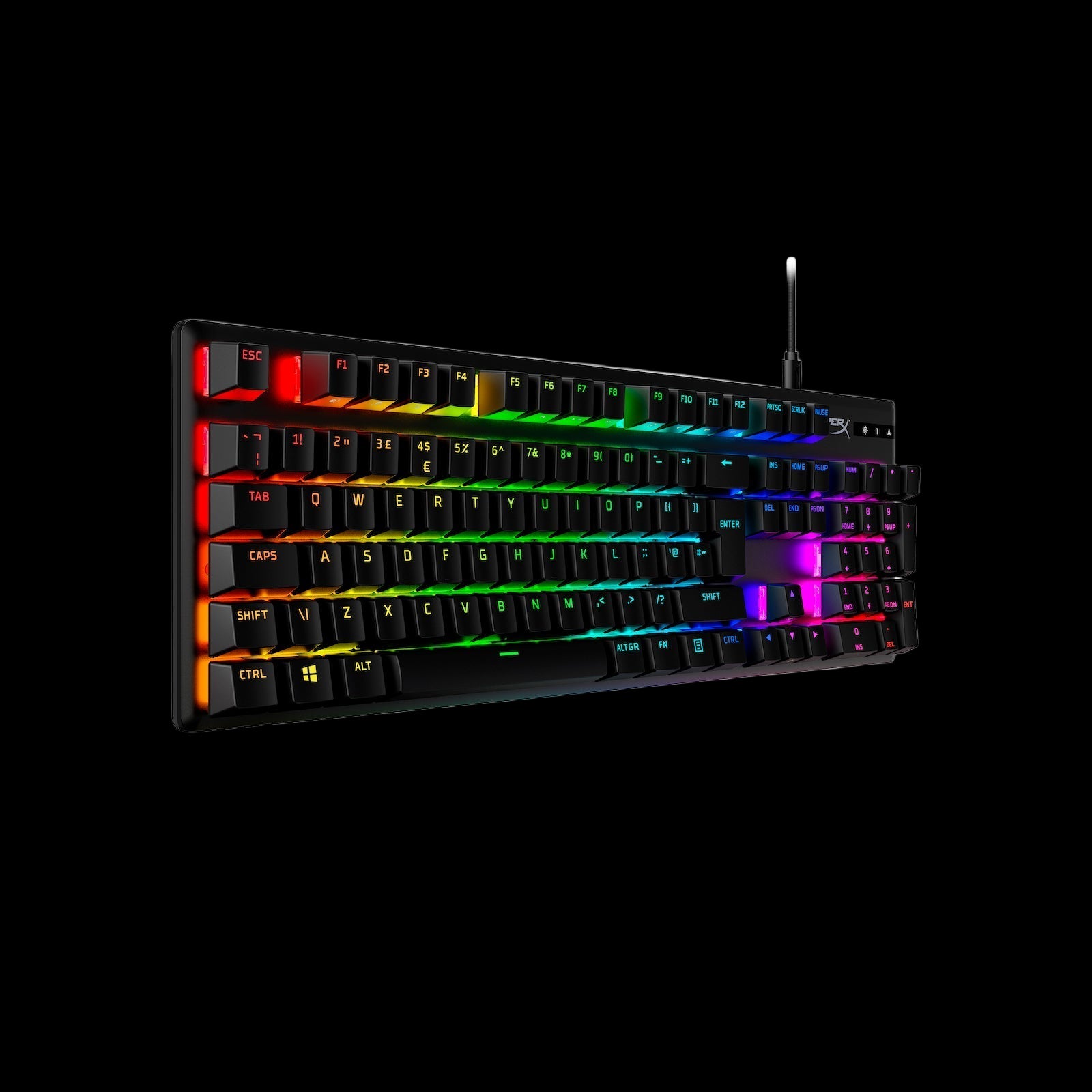 HyperX Alloy Origins PBT Mechanical Gaming Keyboard with Linear HX Red Switches