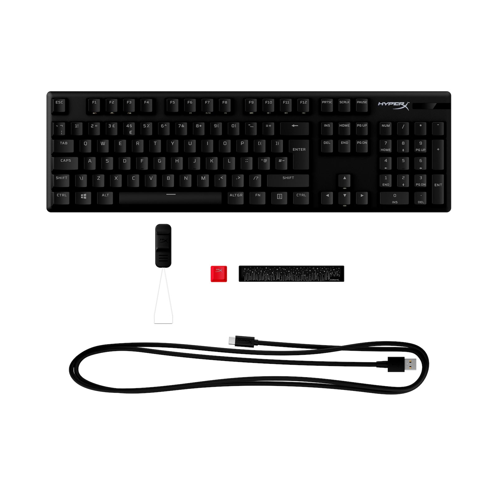 HyperX Alloy Origins PBT Mechanical Gaming Keyboard with Linear HX Red Switches