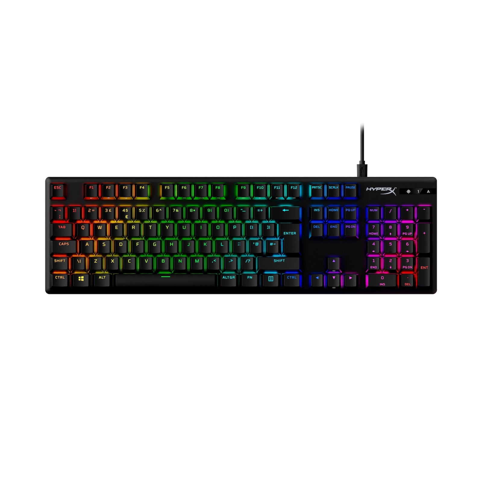HyperX Alloy Origins PBT Mechanical Gaming Keyboard with Linear HX Red Switches