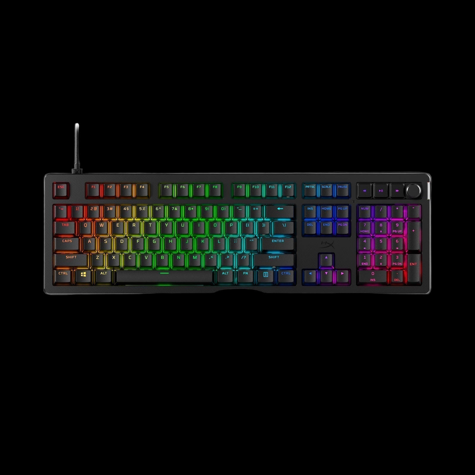 HyperX Alloy Rise Modular Mechanical Gaming Keyboard: Custom RGB, Hot-Swappable Switches