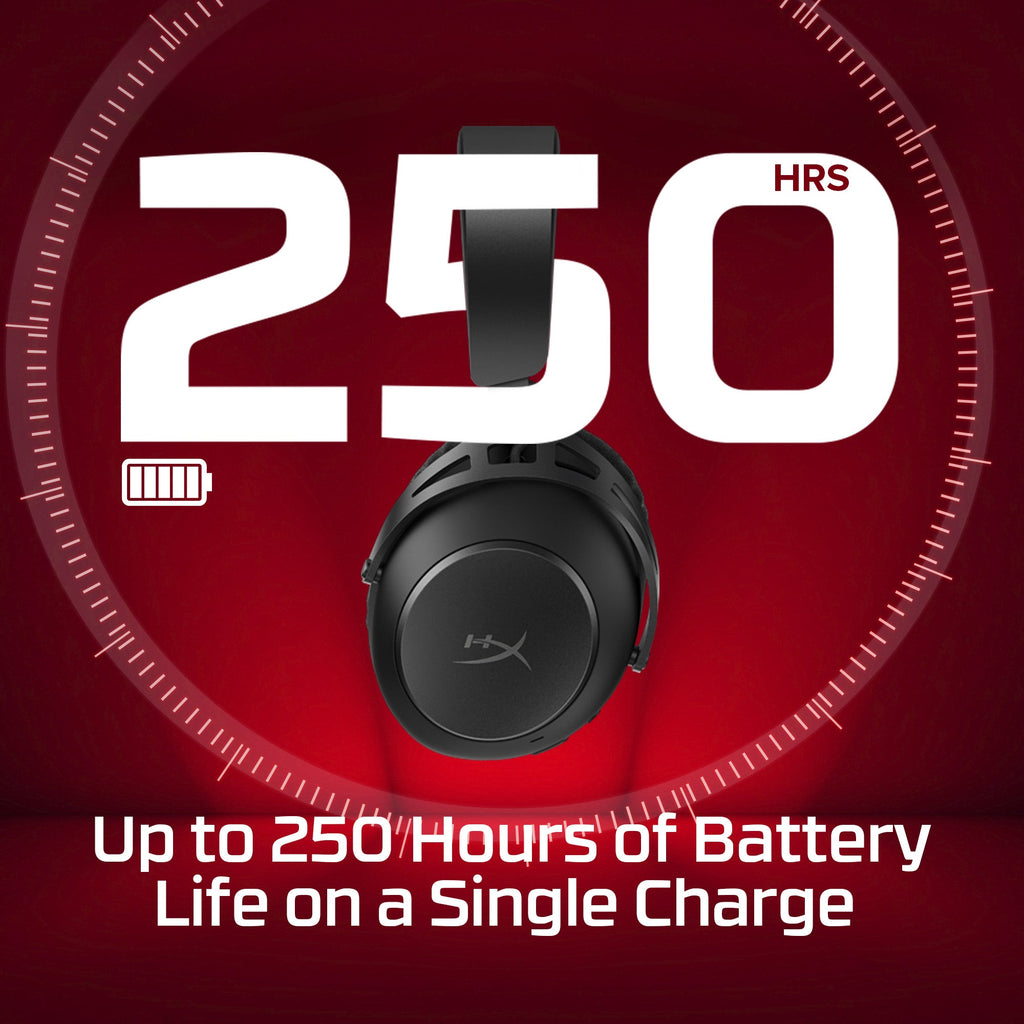 HyperX Cloud Alpha 2 Wireless Gaming Headset with 250-Hour Battery Life