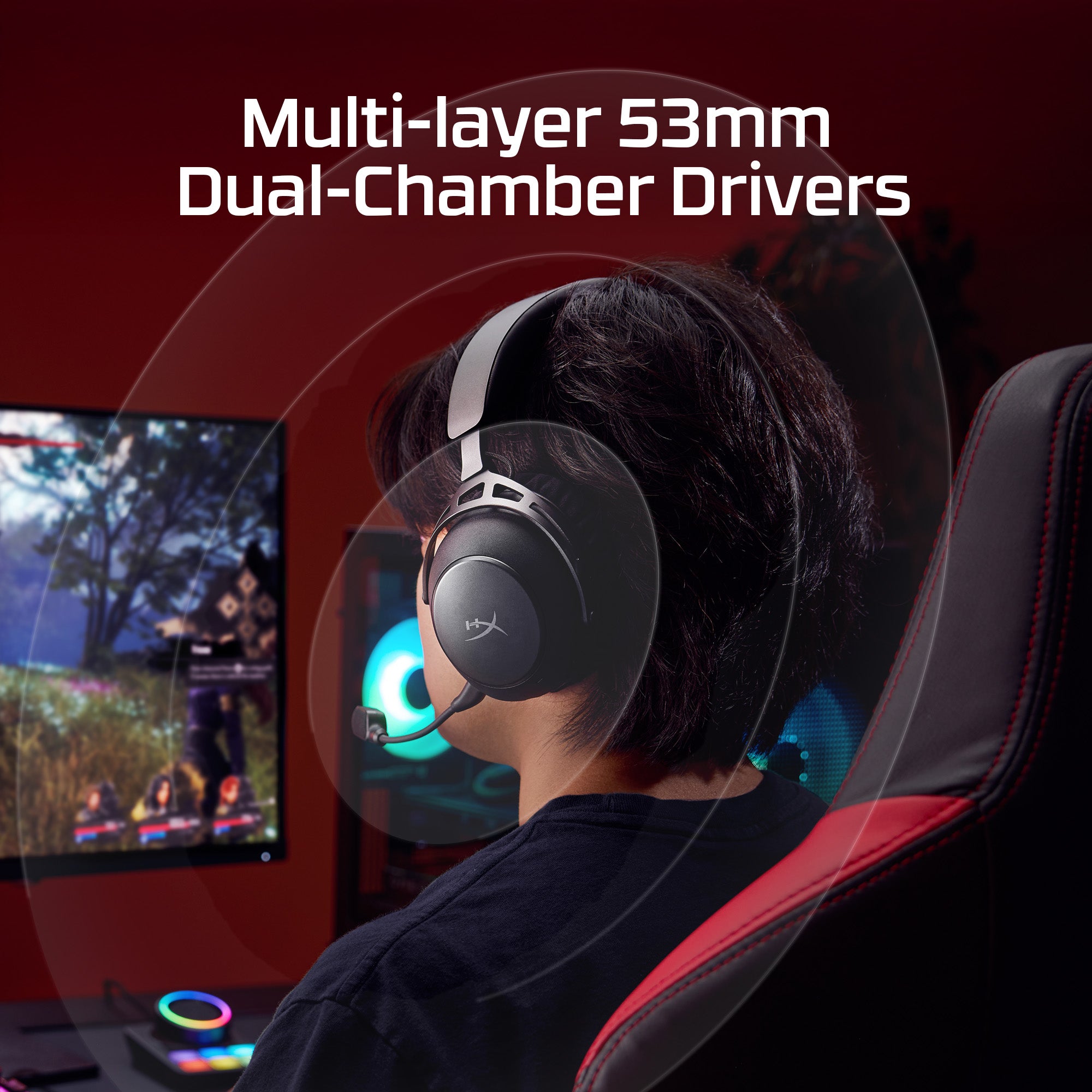 HyperX Cloud Alpha 2 Wireless Gaming Headset with 250-Hour Battery Life