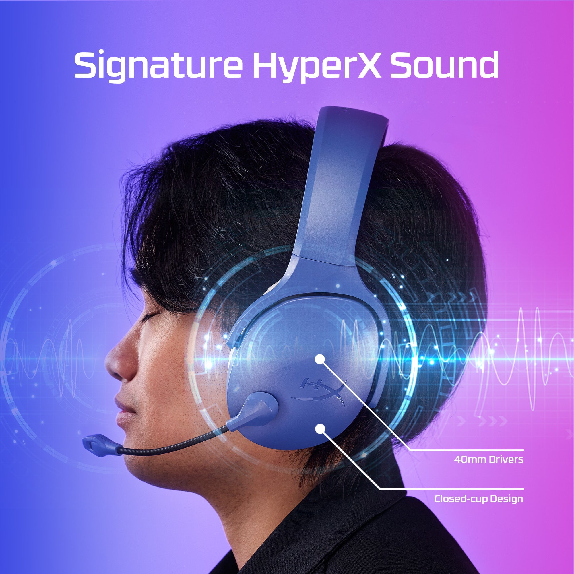 HyperX Cloud Jet Dual Wireless Gaming Headset with 25-Hour Battery Life