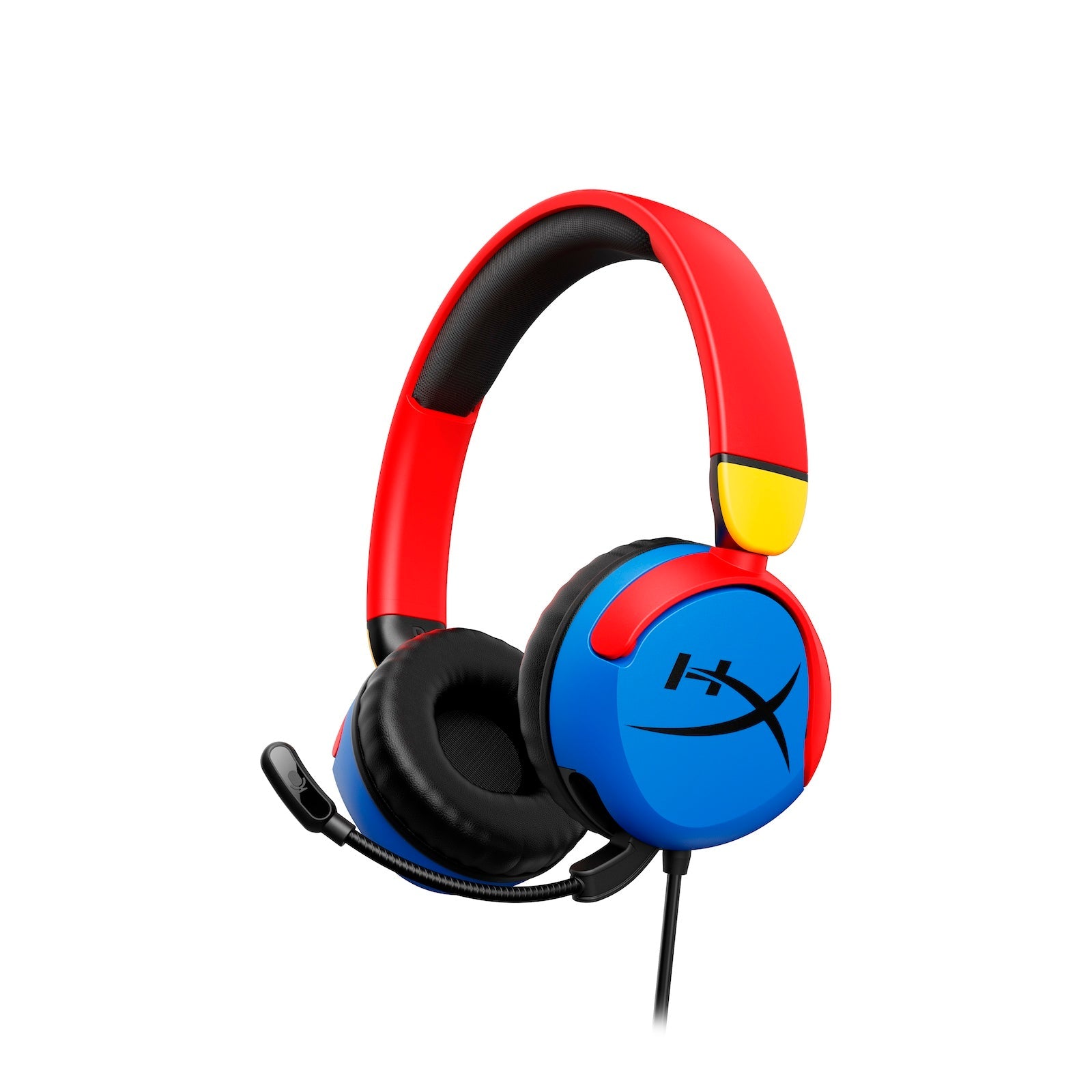 HyperX Cloud Mini Wired Gaming Headset: Kids' Safe Audio, Flip-to-Mute Mic