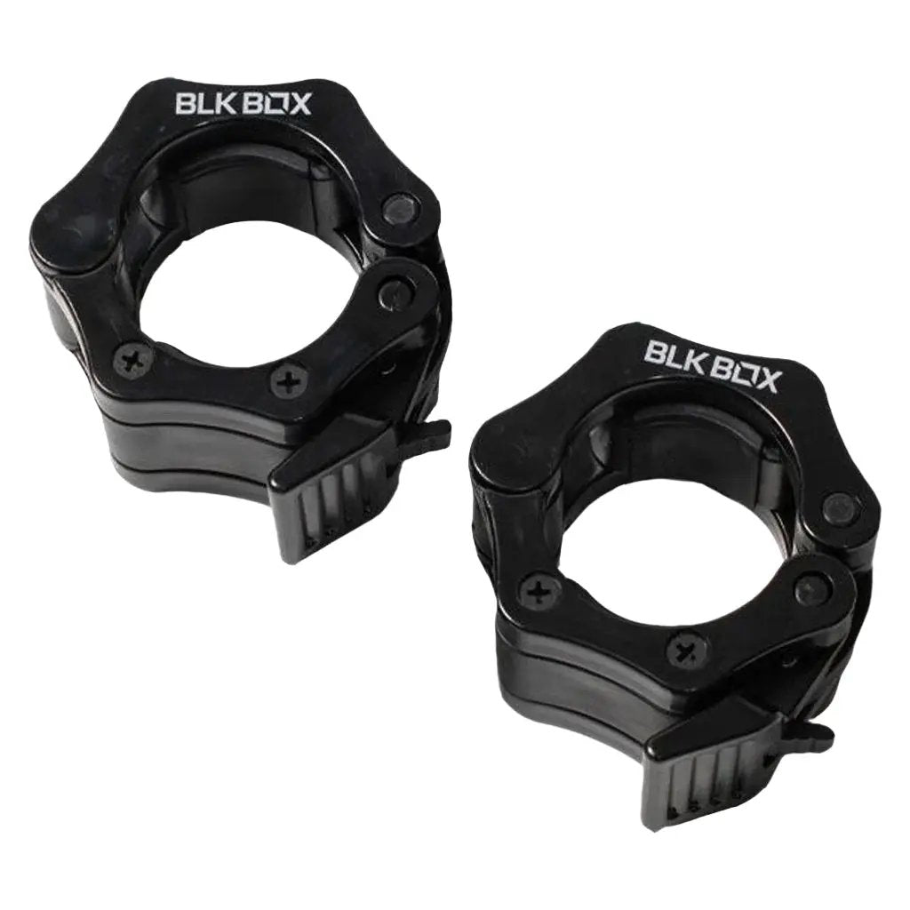 BLK BOX Durable Lock Jaw Collars Olympic Barbell Quick Release Clamps