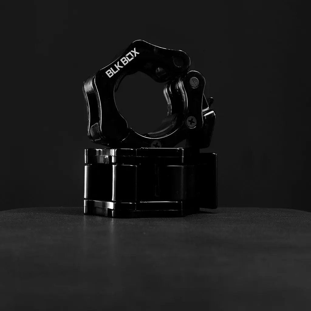 BLK BOX Durable Lock Jaw Collars Olympic Barbell Quick Release Clamps