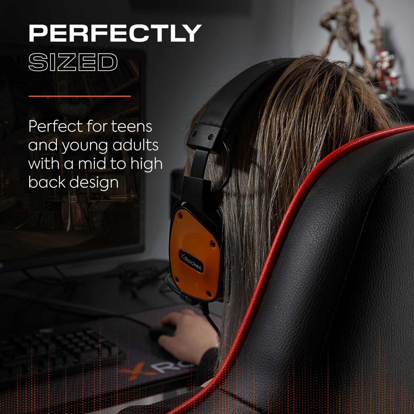 Maelstrom Ergonomic PC Gaming Office Chair - Adjustable Comfort & Style