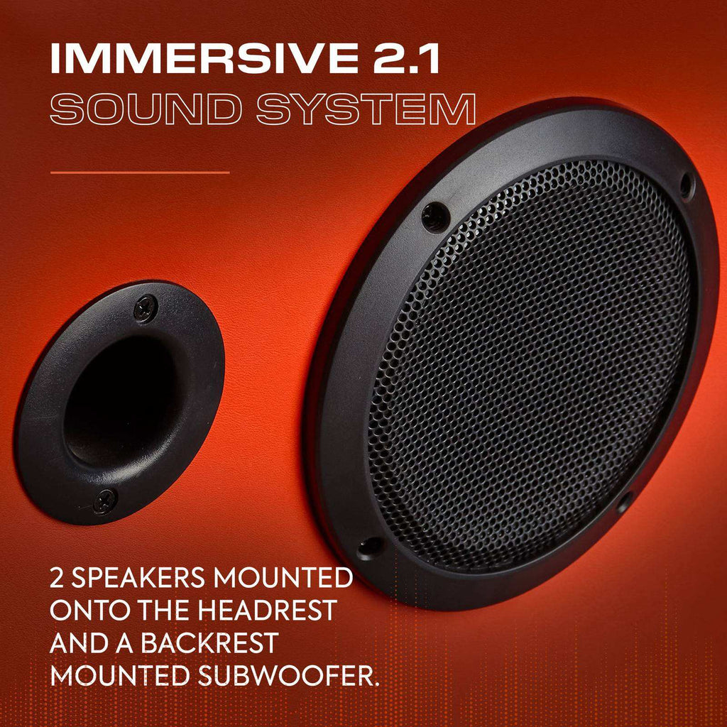 Officially Licensed Marvel Captain America Elite 2.1 Audio Console Pedestal Gaming Chair