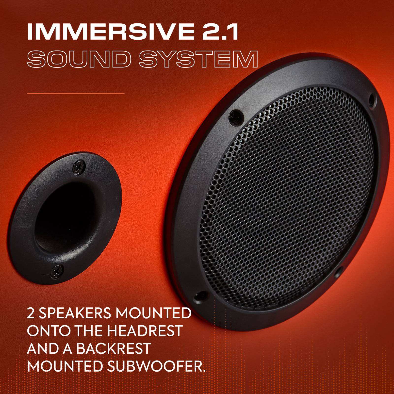 Officially Licensed Marvel Captain America Elite 2.1 Audio Console Pedestal Gaming Chair