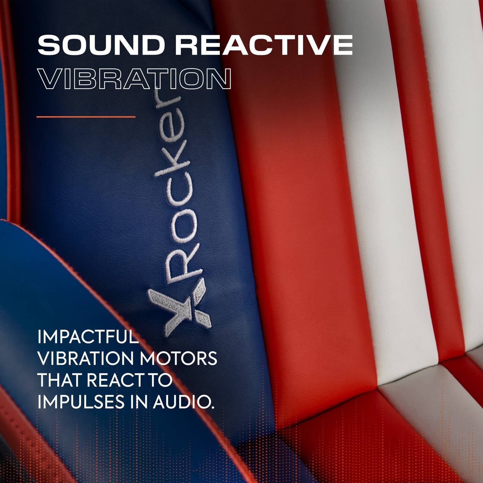 Officially Licensed Marvel Captain America Elite 2.1 Audio Console Pedestal Gaming Chair