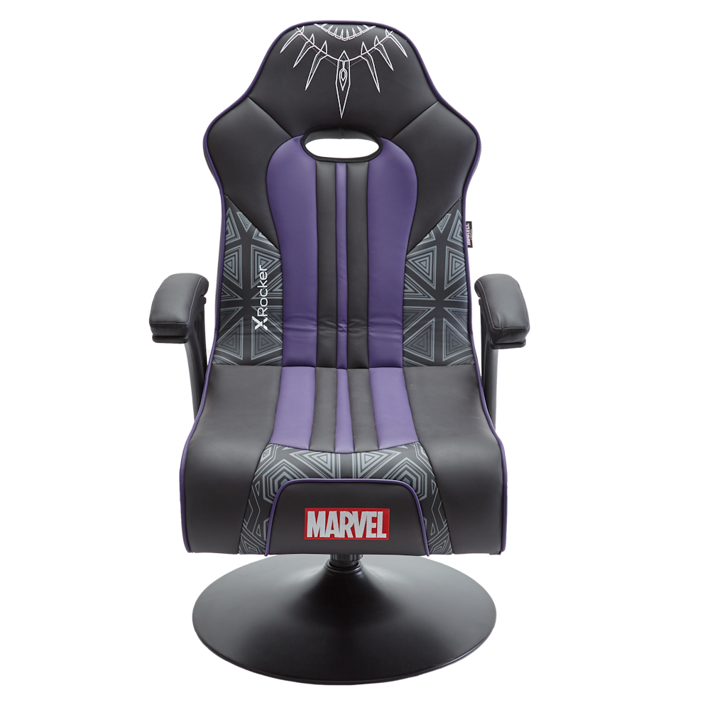 Officially Licensed Marvel Black Panther Elite Pedestal 2.1 Audio Gaming Chair