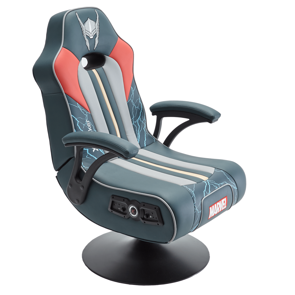 Officially Licensed Marvel Thor Elite Pedestal Gaming Chair with 2.1 Audio System