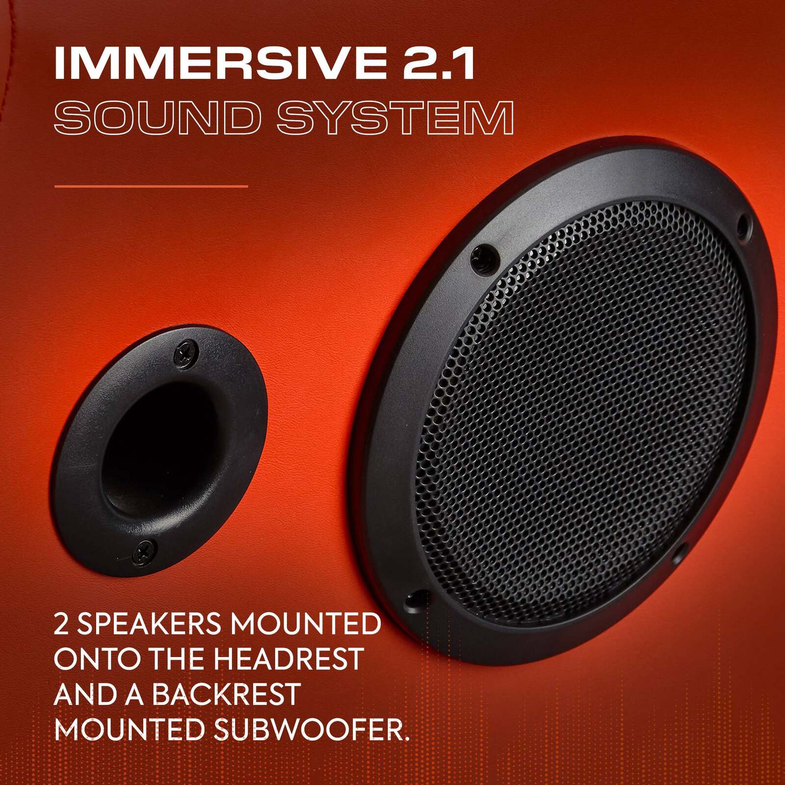 Premium Marvel Iron Man Elite 2.1 Audio Pedestal Console Gaming Chair