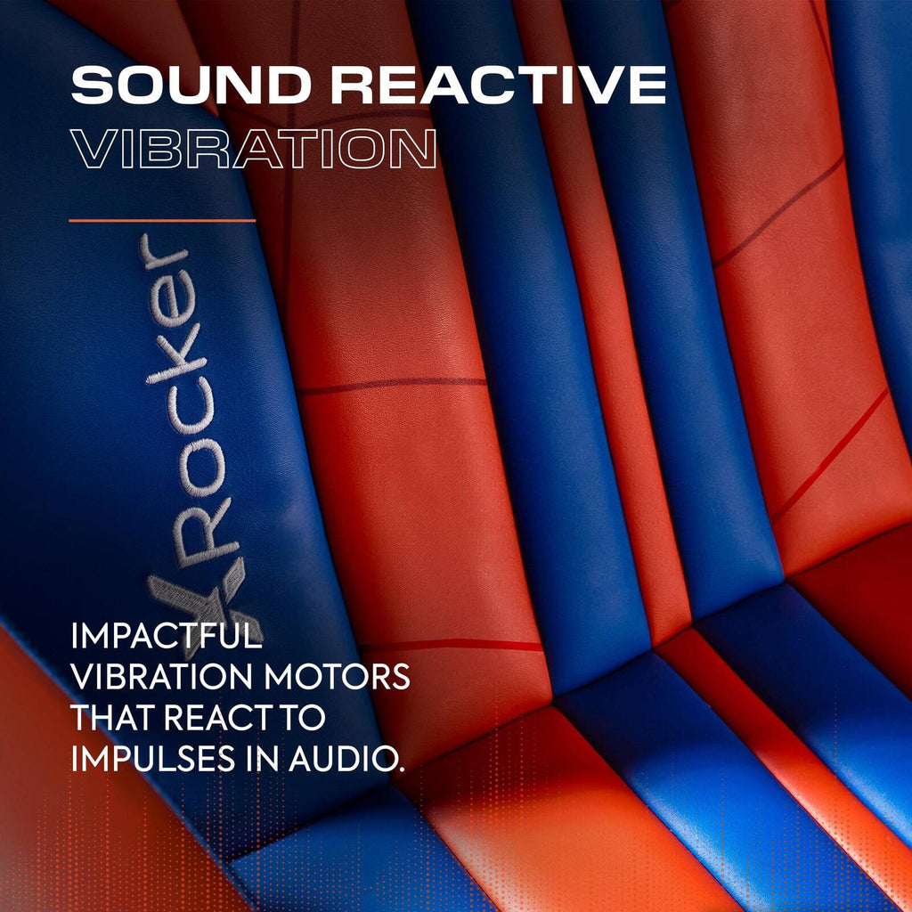 Official Marvel Spider-Man X Rocker Elite 2.1 Audio Pedestal Gaming Chair