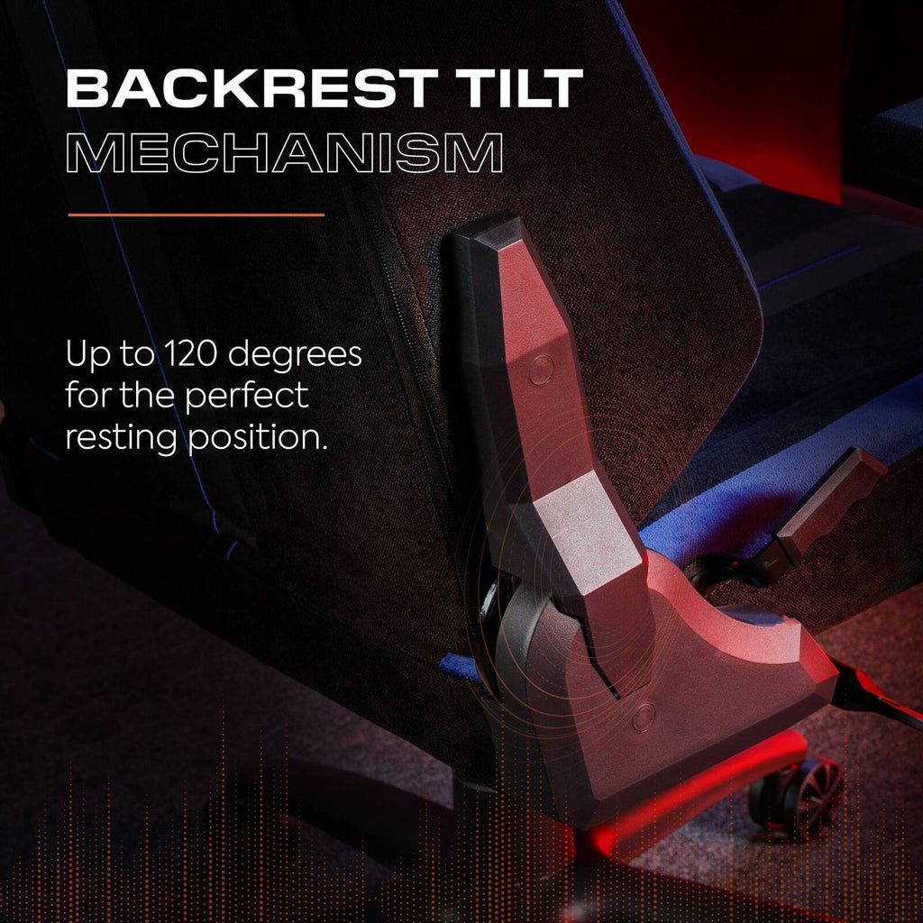 Onyx Ergonomic PC Gaming Chair: Plush Velvet, PU Leather, 4D Armrests, Reclining