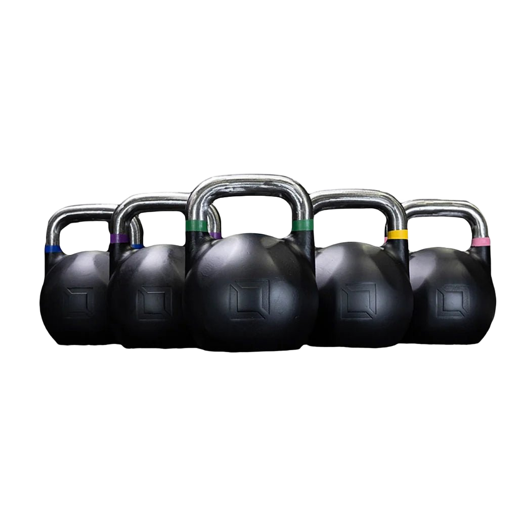 BLK BOX Steel Competition Kettlebells: Uniform Dimensions, 33mm Handle for Elite Training