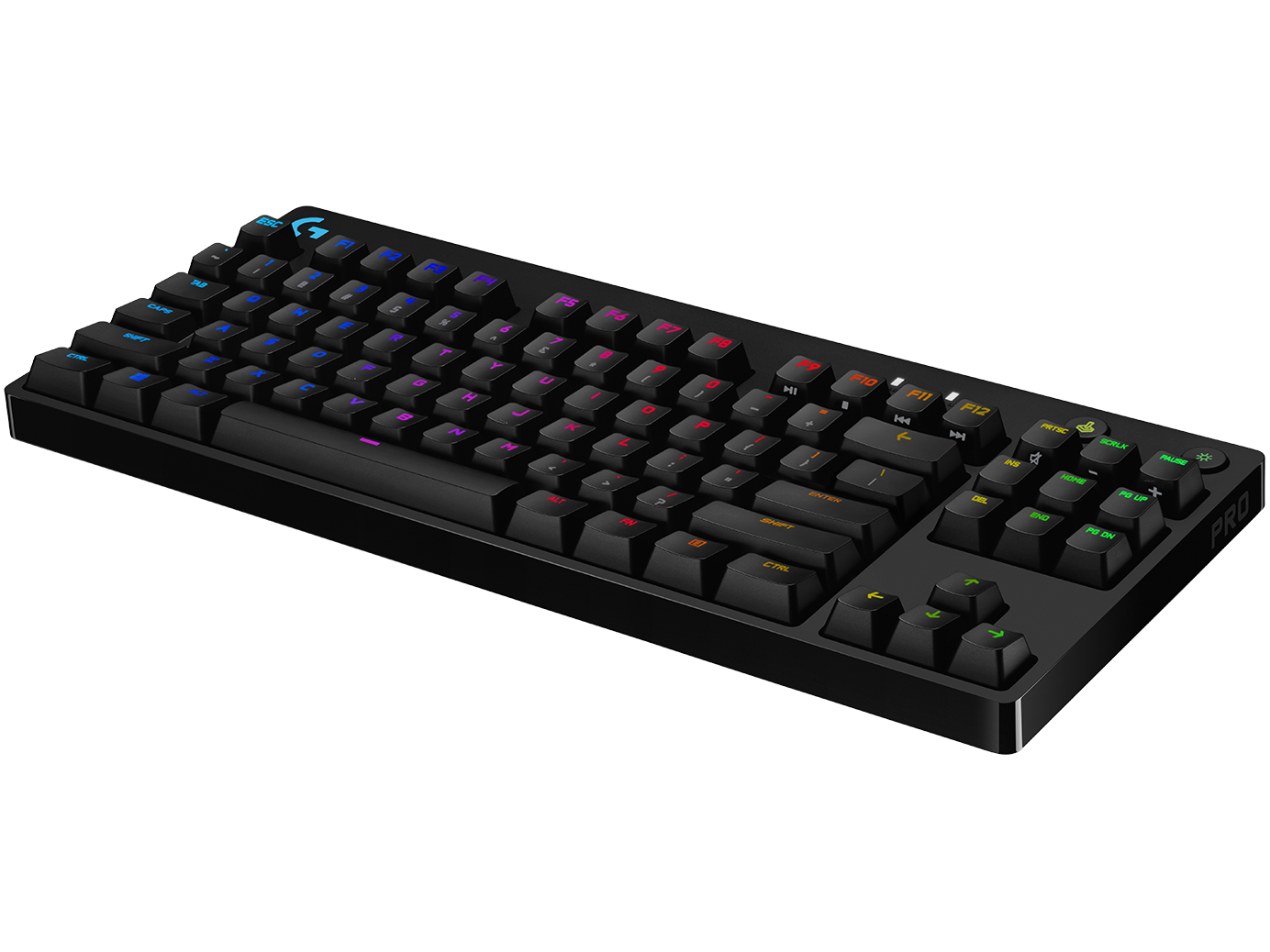 Logitech G PRO Tenkeyless Gaming Keyboard: GX Blue Clicky Switches, Portable, RGB Backlit