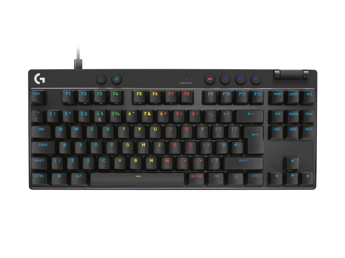 Logitech G PRO X TKL RAPID Gaming Keyboard with Magnetic-Analog Switches and LIGHTSYNC RGB