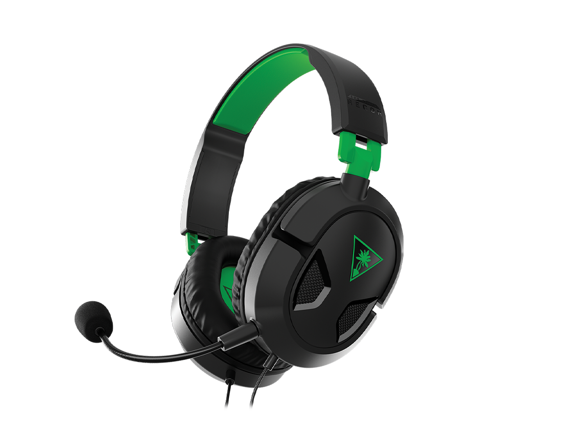 Turtle Beach Recon 50 Lightweight Gaming Headset for Xbox – Black/Green