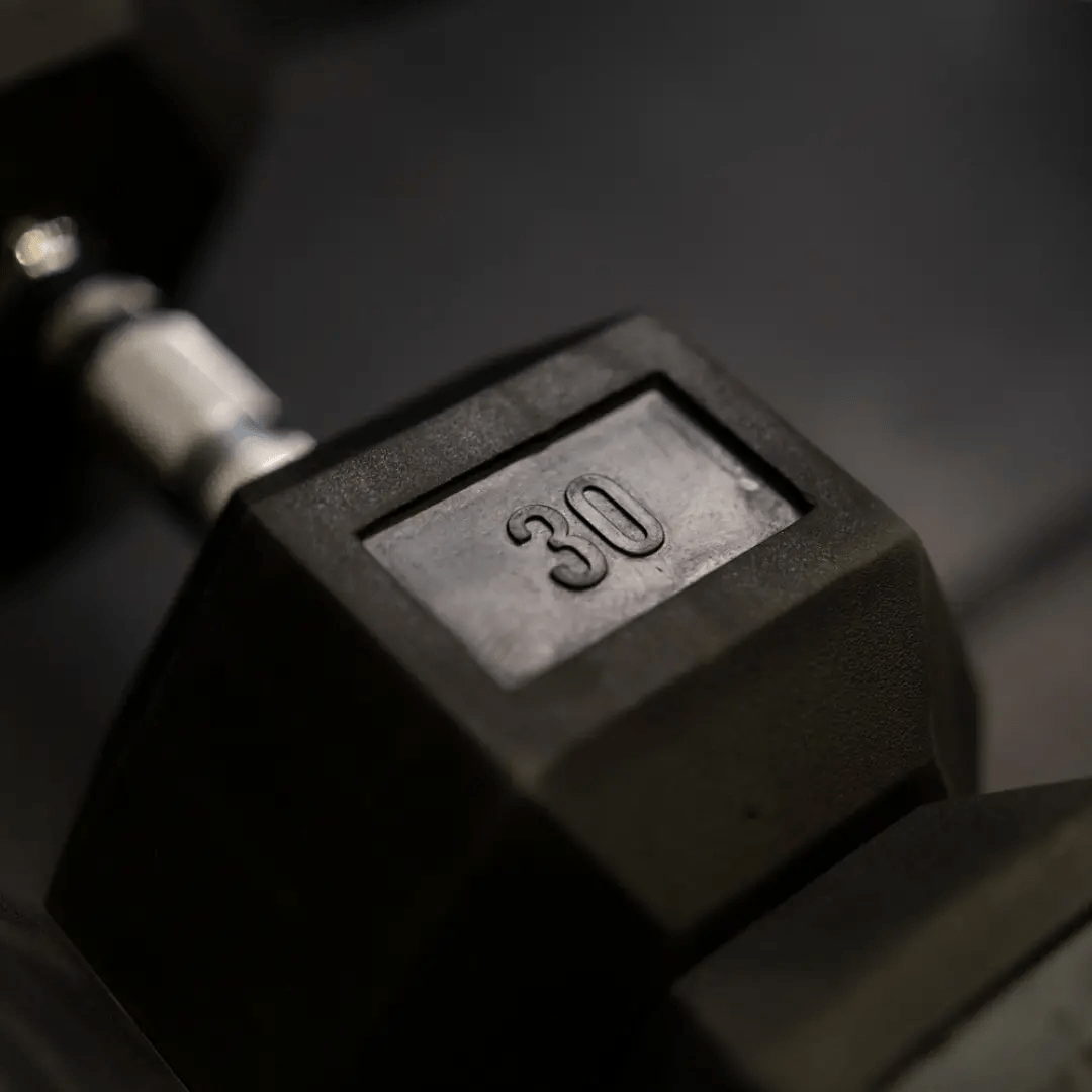 Premium Rubber Hex Dumbbells: Durable, Stable, Non-Rolling for Home & Commercial Gyms