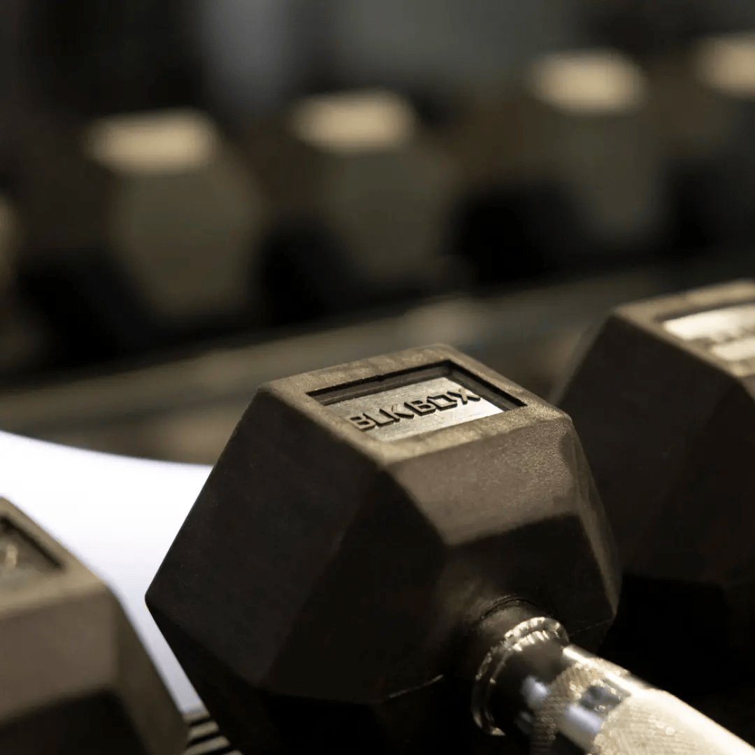 Premium Rubber Hex Dumbbells: Durable, Stable, Non-Rolling for Home & Commercial Gyms