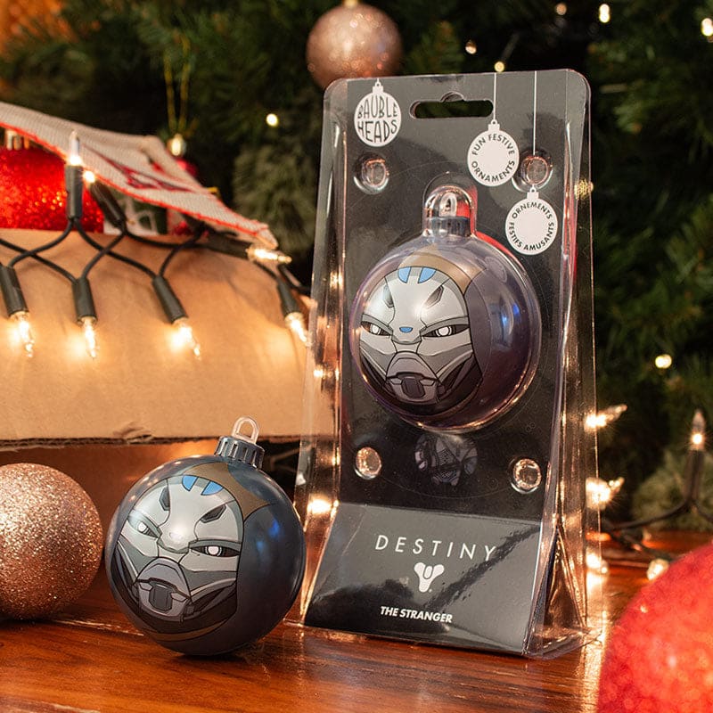 Destiny The Stranger Bauble Heads Christmas Ornament - Official Gaming Metal Decoration