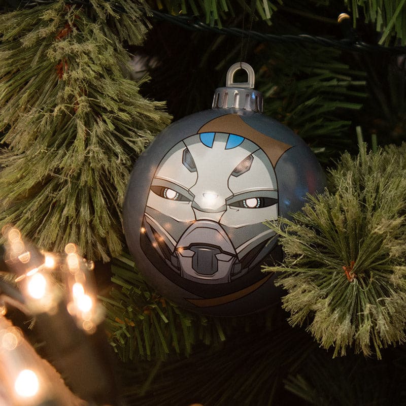 Destiny The Stranger Bauble Heads Christmas Ornament - Official Gaming Metal Decoration