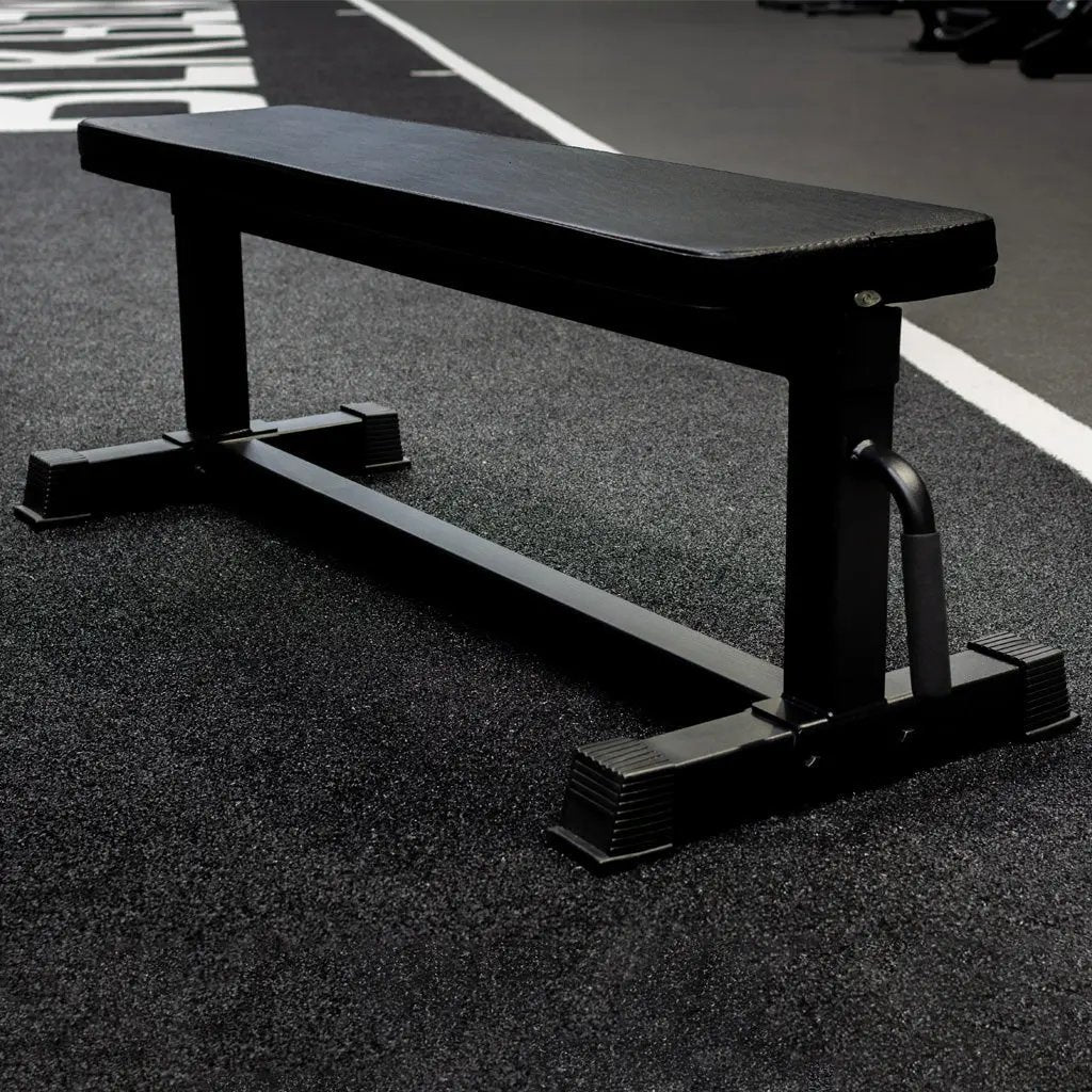 BLK BOX Heavy-Duty Utility Flat Weights Bench for Strength Training