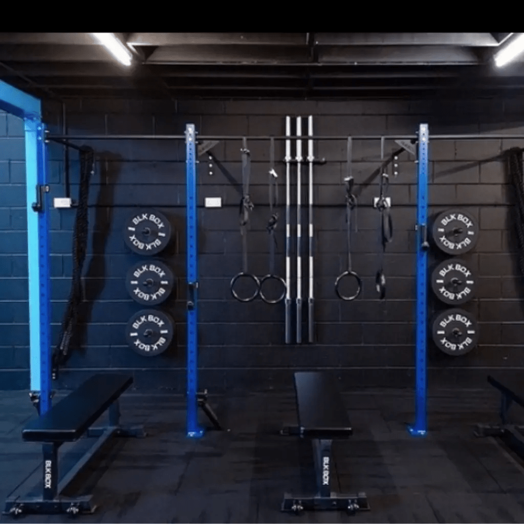 BLK BOX Heavy-Duty Utility Flat Weights Bench for Strength Training