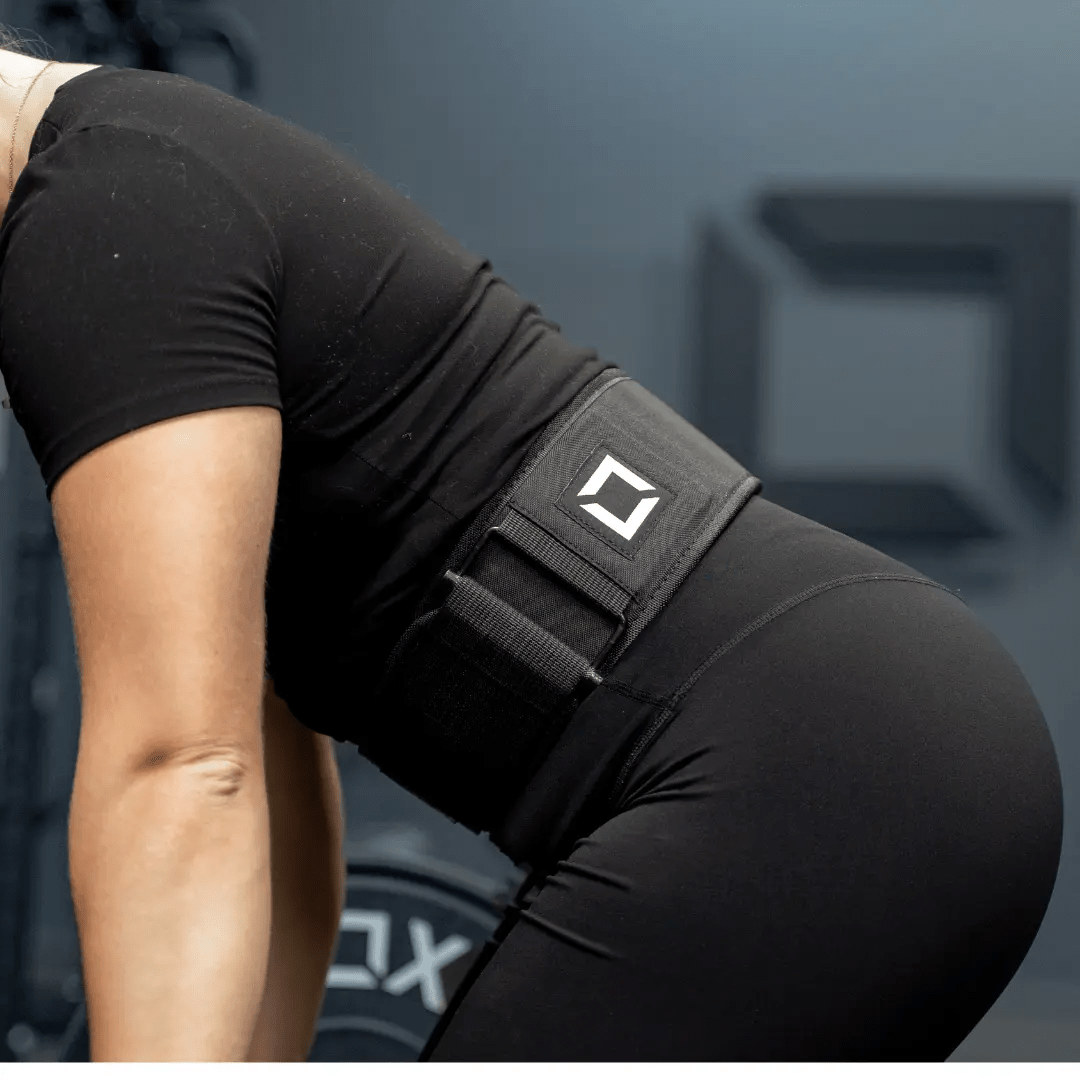 BLK BOX Heavy-Duty Nylon Weightlifting Belt for Core Stability & Power