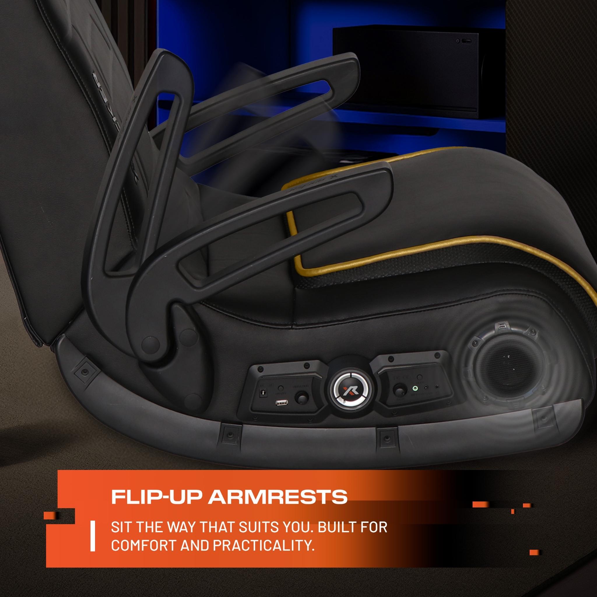 X Rocker Sentinel 4.1 Audio Floor Rocker Gaming Chair Immersive Sound Vibration