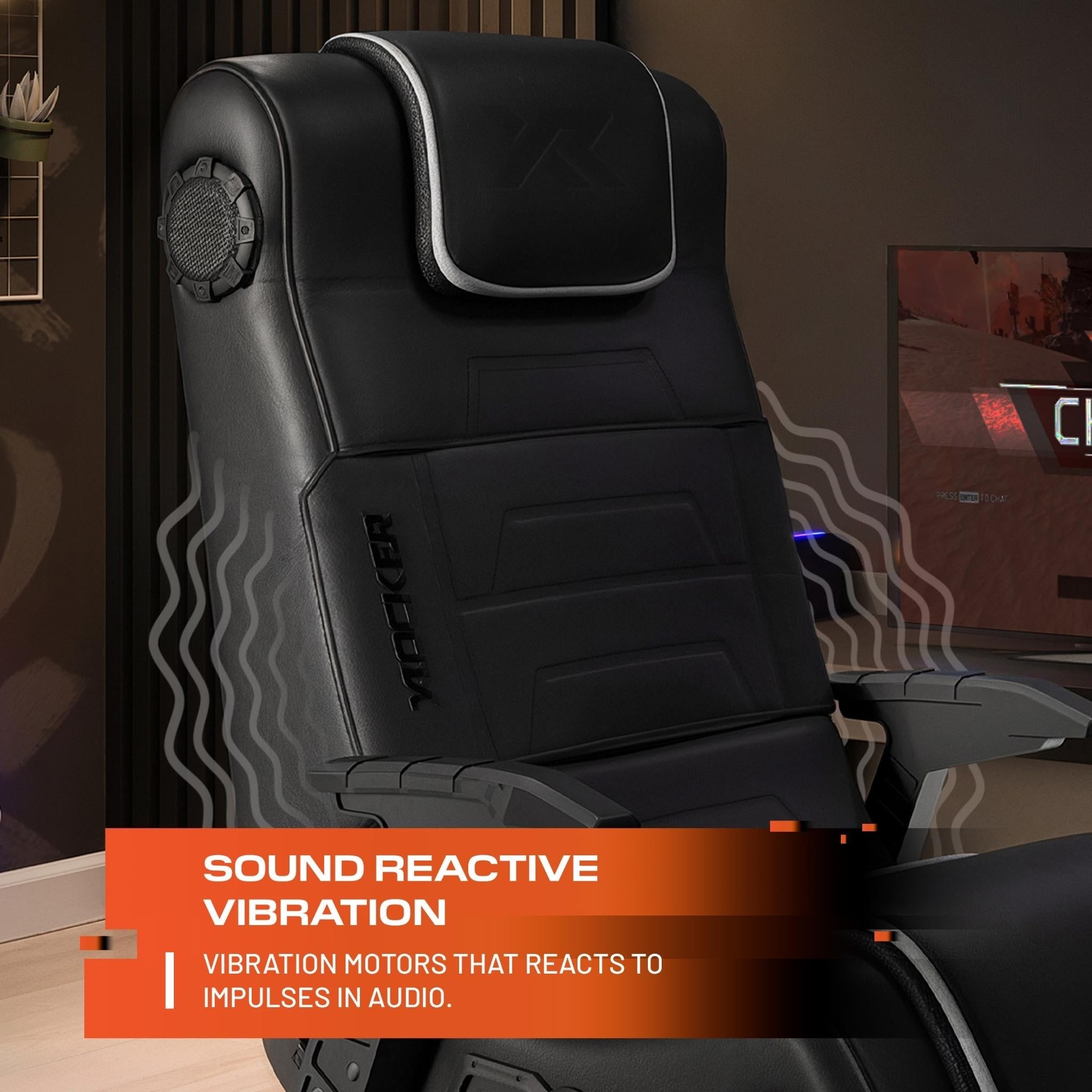 X Rocker Pro 4.1 Pedestal Gaming Chair - Immersive Surround Sound Console